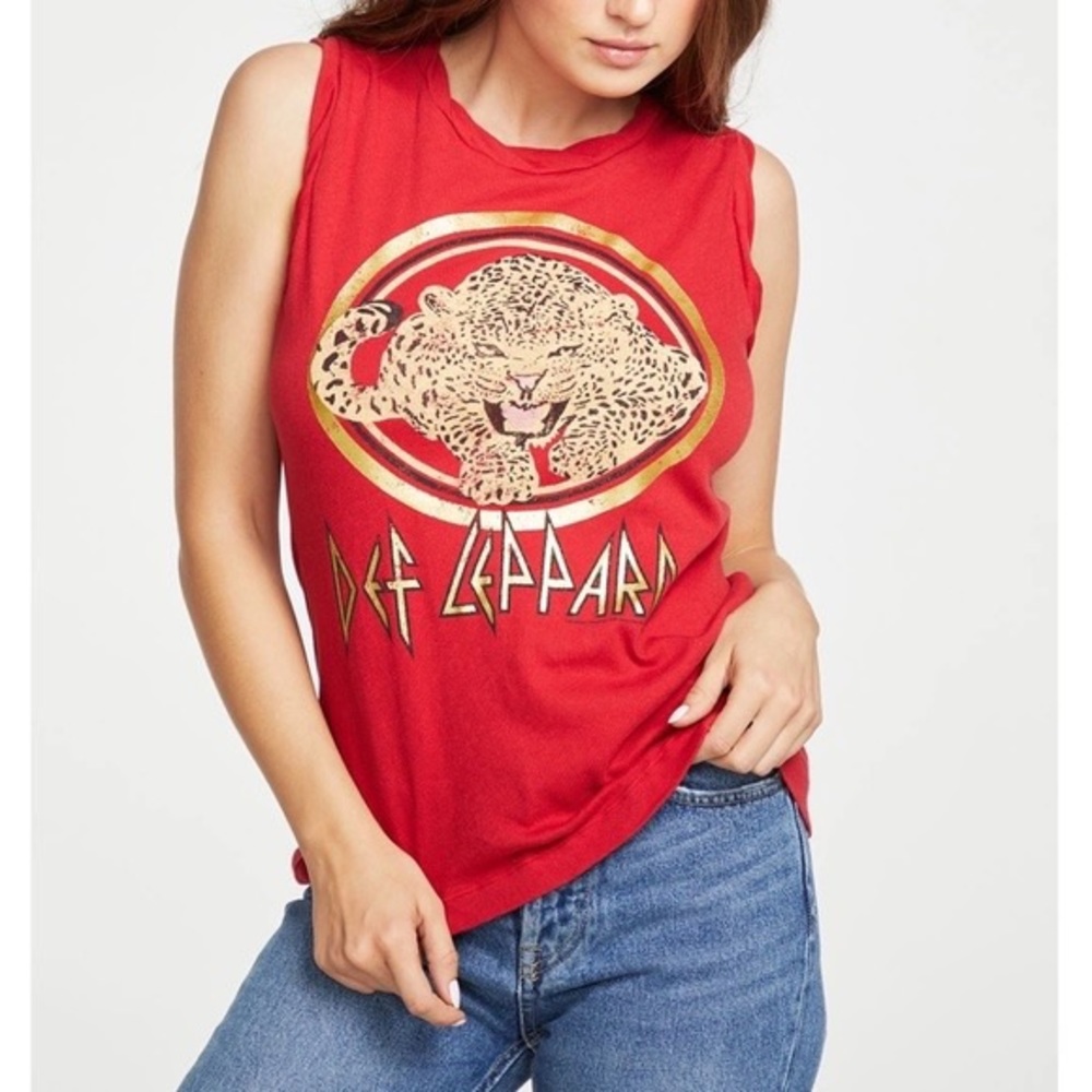 Chaser Def Leppard Muscle Tank - Animal S